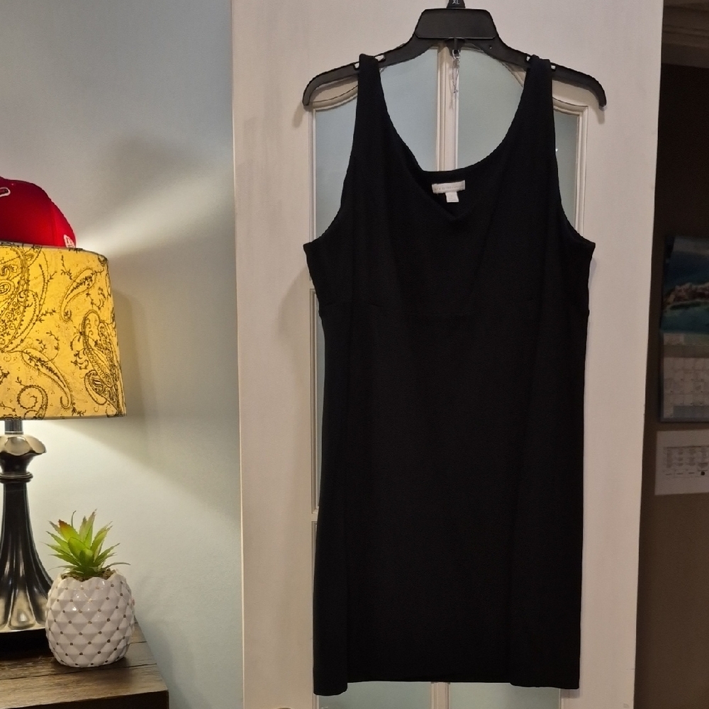 NEW YORK & COMPANY Elegant Black Sleeveless Dress